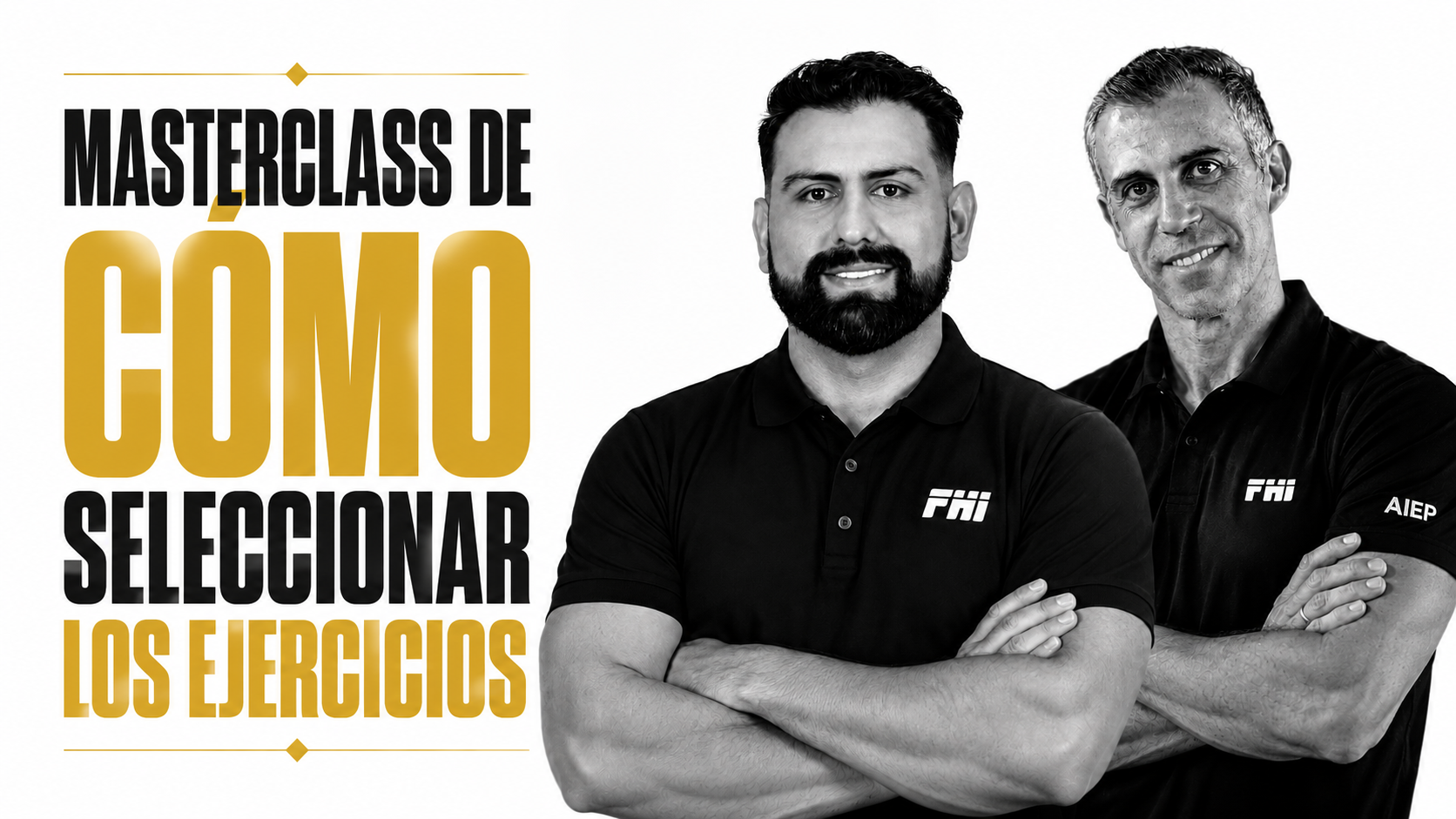 Masterclass de cómo seleccionar los ejercicios, con Jorge Rodríguez y Emilio Calvillo